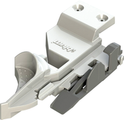 Locking device for TANDEM plus BLUMOTION 563/9 drawer runners Narrow (Left) Orange