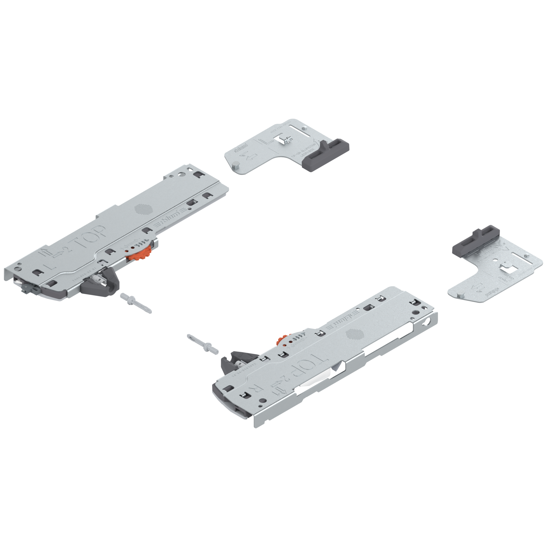 TIP-ON BLUMOTION for MOVENTO Ident L1 R7035 Light-Grey