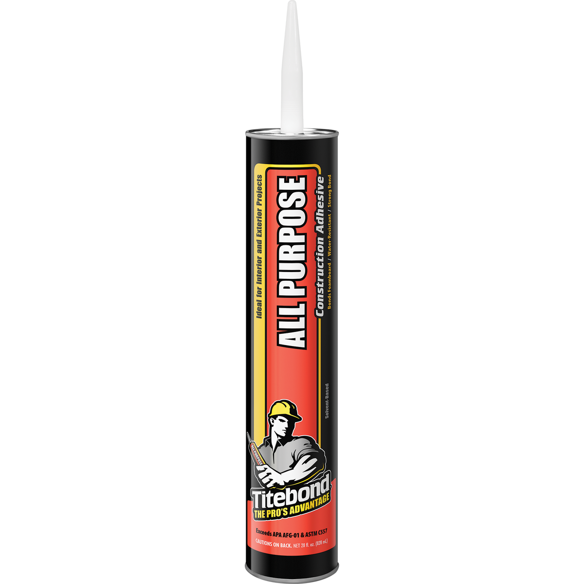 Titebond Liquid Nail All Purpose Construction Adhesive 28 Oz Cartridge