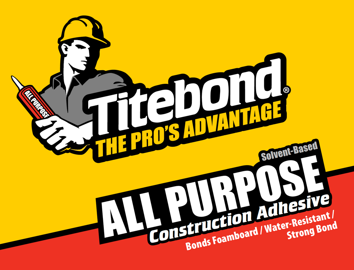 Titebond Liquid Nail All Purpose Construction Adhesive 28 Oz Cartridge