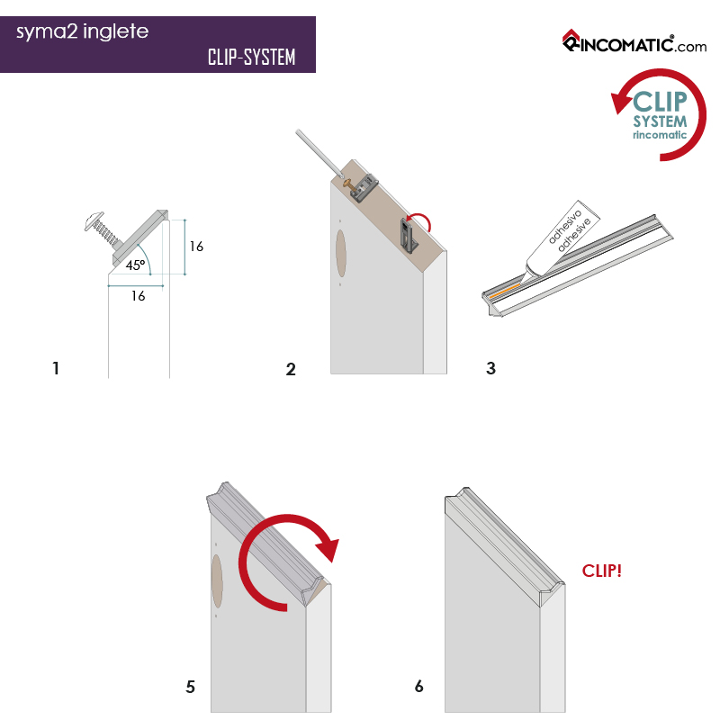 SYMA2 Inglete Profile Handle MattI nox Champagne 2670 mm (105 1/8 inches)