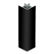 90Â° ROUNDED SHAPE CORNER FOR H150 TOE KICKS MATT BLACK