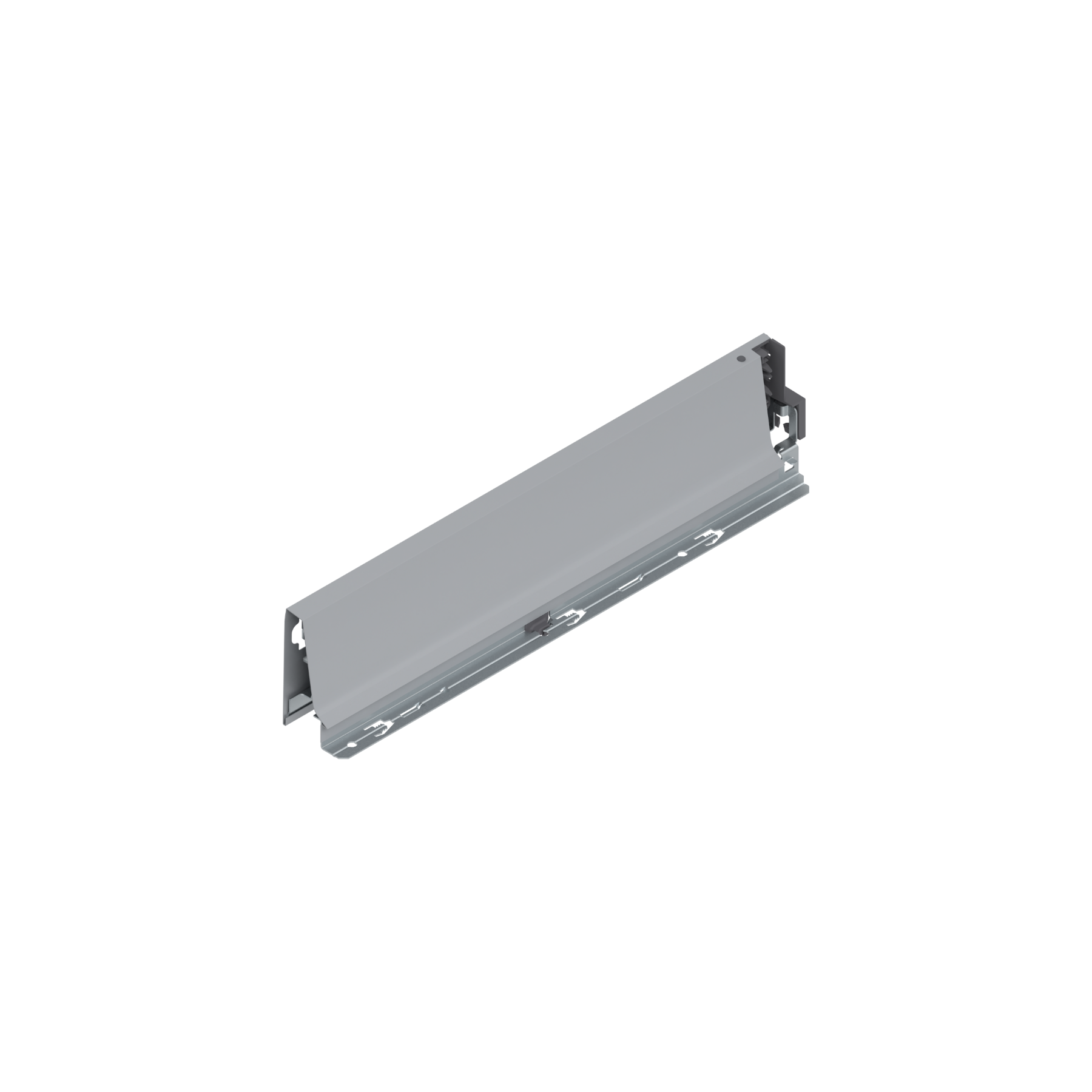 TANDEMBOX 378 M series (3-3/8'' medium side) - drawer profile Ident 16'' White Aluminum (Left) 20/Box