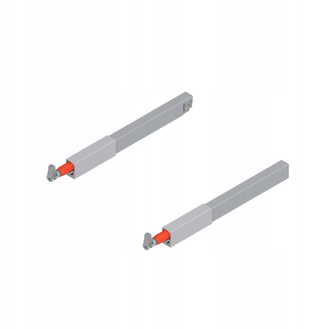 TANDEMBOX rectangular gallery rails - TOP Ident 20'' White Aluminum (Left) 20/Box