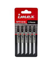 5-Piece Jig Saw Blade Set for Fast Wood Cutting - IMEX Power Tools
