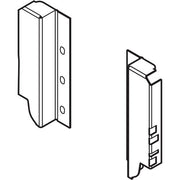TANDEMBOX Back fixing bracket for wood back Ident R+L.  Nickel