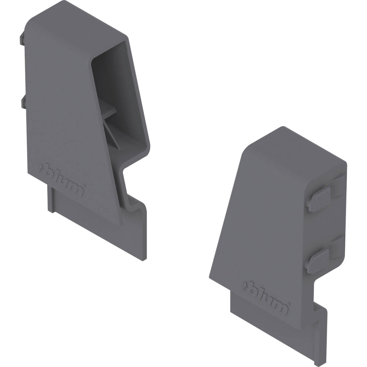 TANDEMBOX Adapter for lateral divider for sink drawers Ident R+L R7037 Dust Grey