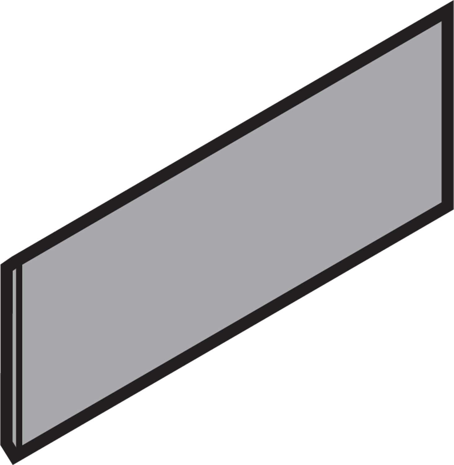 Cover caps for TANDEMBOX Ident Blank Inox-Brushed