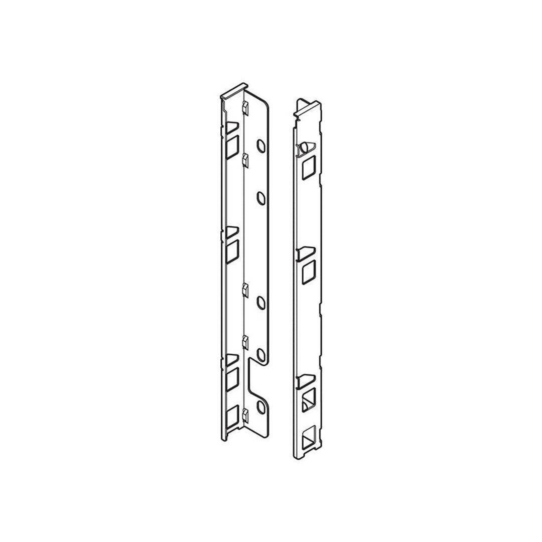 Blum LEGRABOX F-Height Rear Fixing Bracket Matte Black R+L