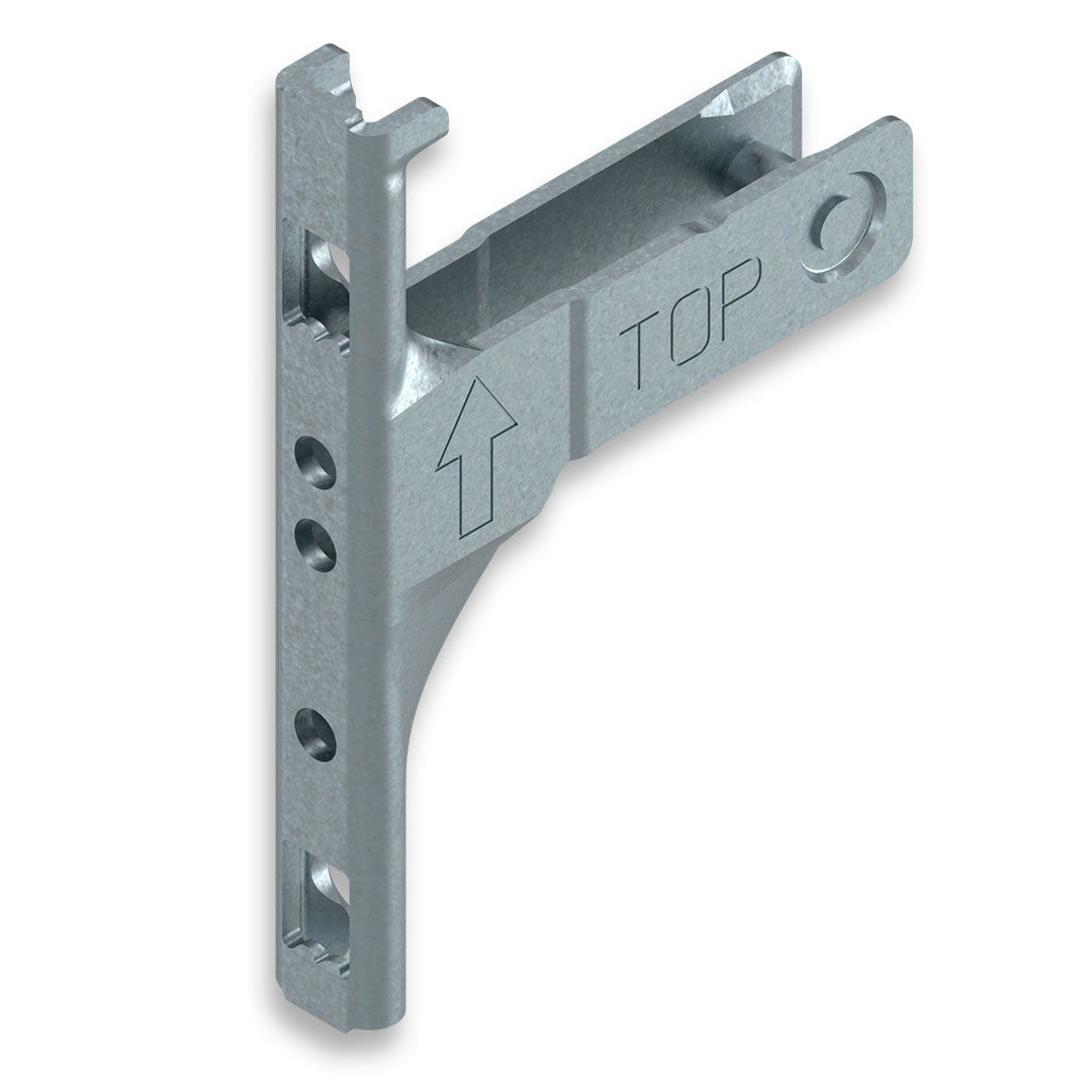 MERIVOBOX-45X front fixing bracket bottom, screw-on, non-handed