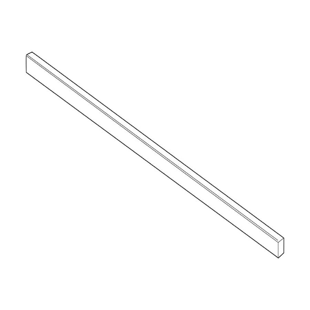 Blum LEGRABOX 42-1/2" Cross Gallery Rail Cut-to-Size Matte Black