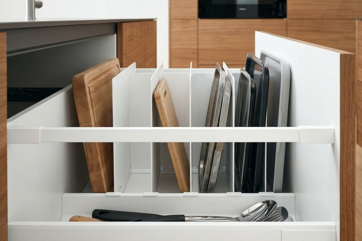 LEGRABOX accessories Ident Cross rail Orion WHITE
