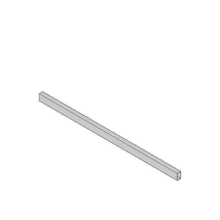 TANDEMBOX Cross gallery rail Ident Divider White Aluminum
