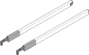 TANDEMBOX rectangular gallery rails - TOP Ident 20'' Nickel