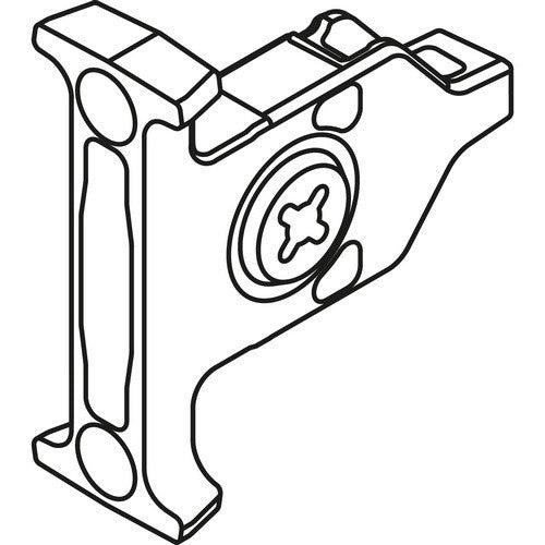 TANDEMBOX INSERTA front fixing bracket M/N series Ident w/dowel Zinc-Plated