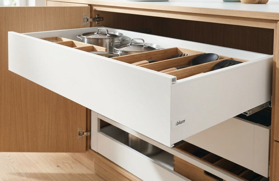 LEGRABOX Front piece Ident 1043mm SILK WHITE