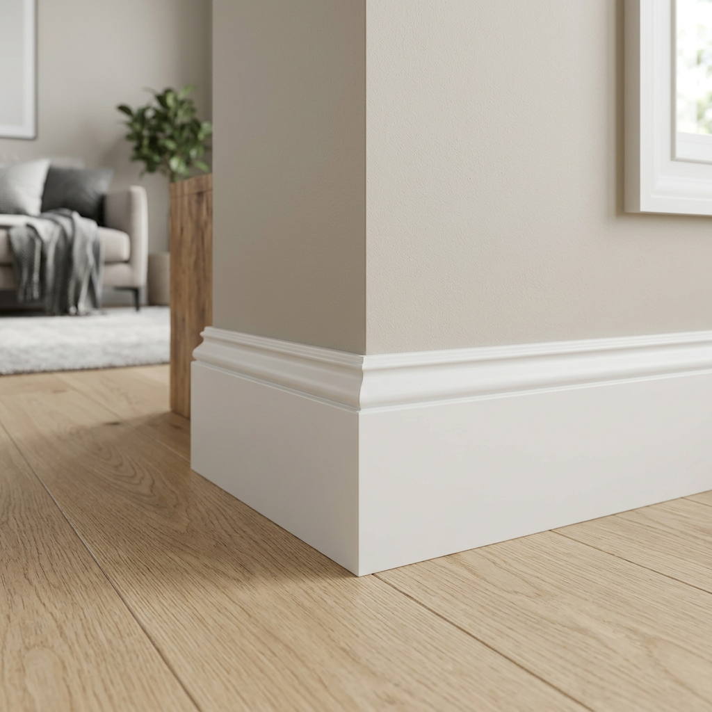 MOULDING M618P - PRIMED BASEBOARD