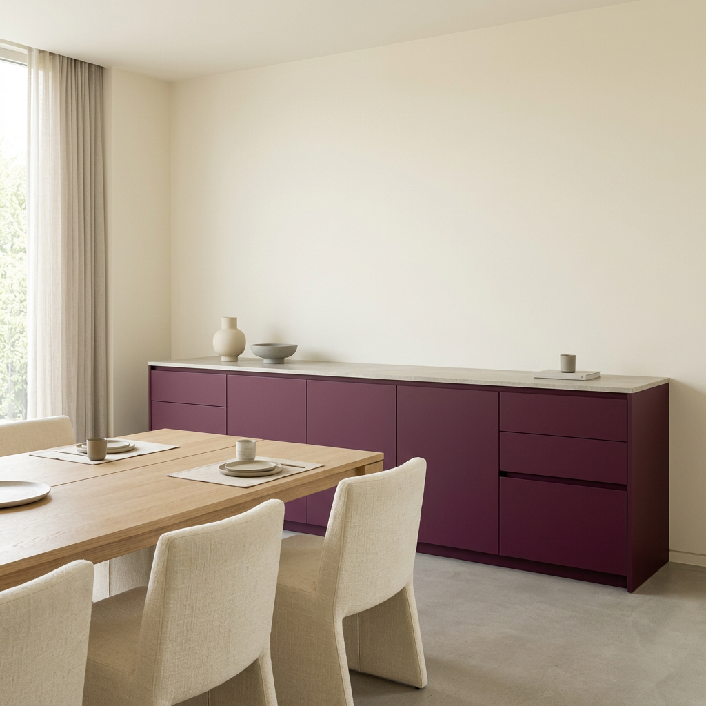 Berenjena GL LA2243GL dining sideboard color matched to fourth product image