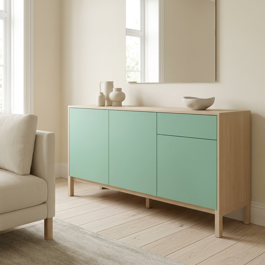 Bleen IT LA2224IT laminate on contemporary living room sideboard