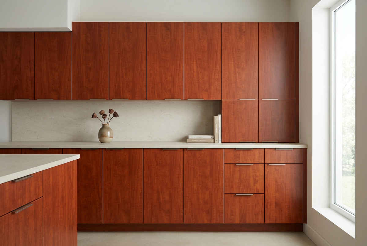 Escena ilustrativa de Cognac Maple MT LA1485MT en muebles de cocina