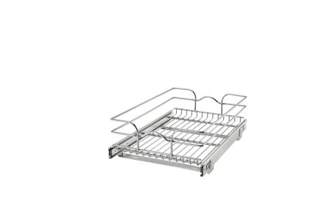 Rev-A-Shelf Two Tier Wire Basket, Silver