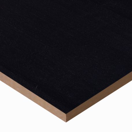 Black Hardboard MDF, 1 Side (1/8 in x 4 ft x 8 ft)