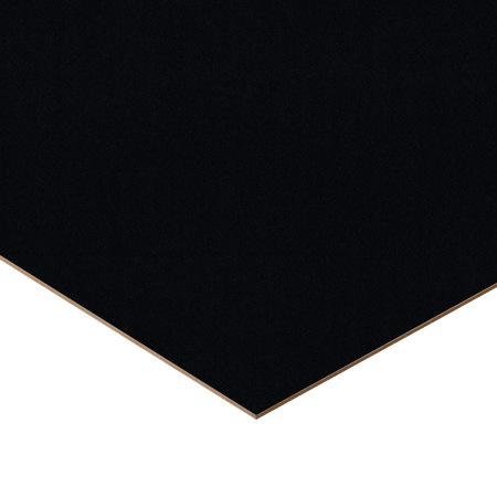 Black Hardboard MDF, 1 Side (1/8 in x 4 ft x 8 ft)