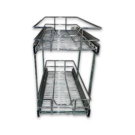 12'' TWO TIER WIRE BASKET SOFT CLOSE (H: 18 1/4" - W: 12" - D: 22")