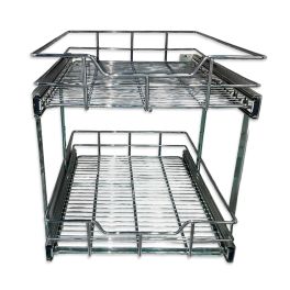 20'' TWO TIER WIRE BASKET SOFT CLOSE (H: 18 1/4" - W: 20 1/8" - D: 22")