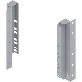 TANDEMBOX Back fixing bracket for wood back Ident R+L White Aluminum