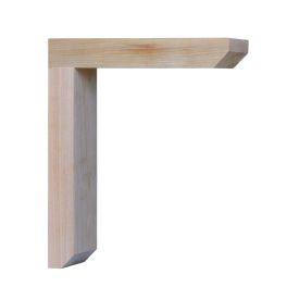Stanley Low Profile Wood Corbel - Reinforced - 10" L x 3" W x 12" H | Federal Brace