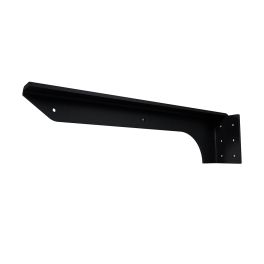 Double Metal Stud Front Flange Bracket - 19 x 3 x 5 - Black - LH