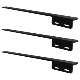 Harmony Countertop Support Brackets - 24x1.50x2 - Black - 3pc Kit Right | Federal Brace