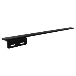 Harmony Countertop Support Brackets - Black - 24x1.50x2 - Single - Left | Federal Brace
