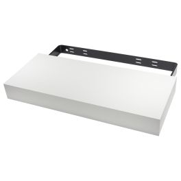 Classic Floating Shelf Systems - 40x10x3.25 - MDF/White | Federal Brace