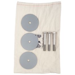 Post Mount Bearing Plate Kit - 3x3x3 - Galvanized | Federal Brace