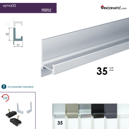 SYMA32 PROFILE SILVER MT 2670 MM.