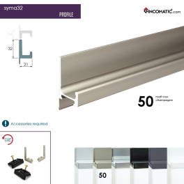 SYMA32 PROFILE CHAMPAGNE 2967MM