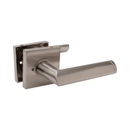 Catania Passage Door Lever Satin Nickel