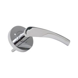 Florence Privacy Door Lever Polished Chrome