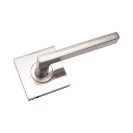 Livorno Privacy Door Handle Satin Nickel
