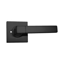 Door Lever Milano Privacy Black Matte