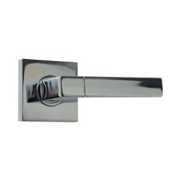 Milano Passage Door Handle Polished Chrome
