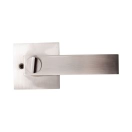 Modica Privacy Door Lever Satin Nickel