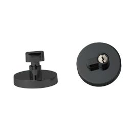 DEAD BOLT ROUND BLACK MATTE