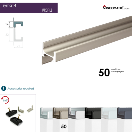 SYMA14 PROFILE CHAMPAGNE 2950MM