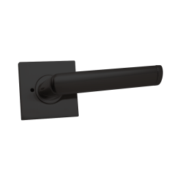 Door Lever Catania Passage Black Matte