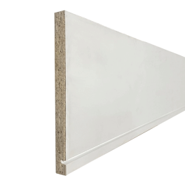 White Hardboard MDF, 1 Side (1/8 in x 30 in x 120 in)