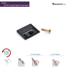 Angle for Gola 1angle+4screws+2nuts+2scr