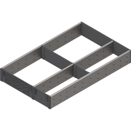 ORGA-LINE for TANDEMBOX Utensil sets 500mm Inox-Brush/Dust Grey
